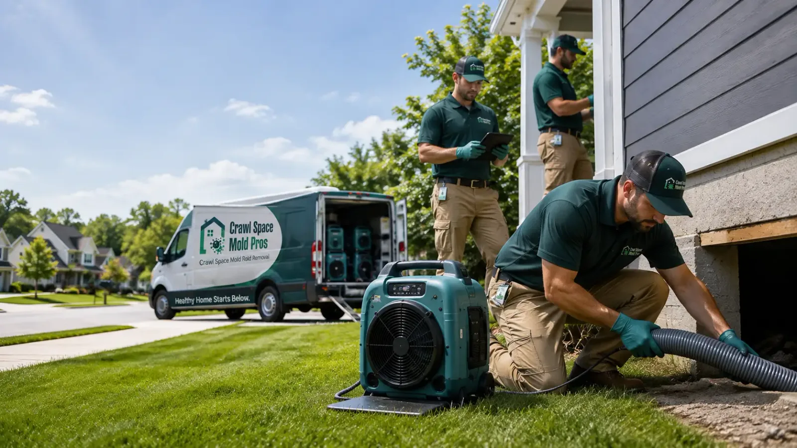 Crawl Space Mold Removal in Ricketts, IA